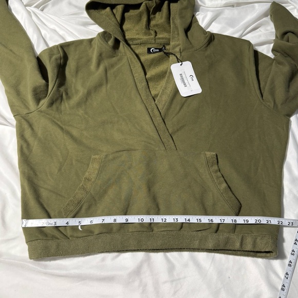 Zyia Olive Calmness Pocket Hoodie – Size 3XL (NWT) Cropped - Picture 11 of 14